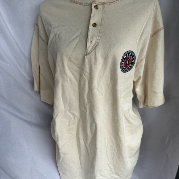 Harley DavidsonApparel Men's Cream Shirt made in USA - Picture 1 of 6